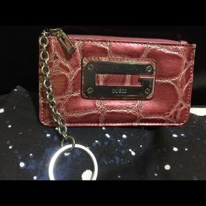 Guess keychain purse